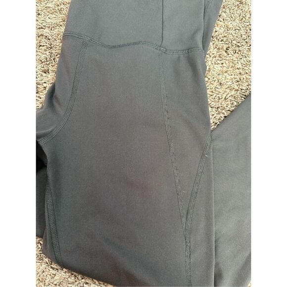 Girlfriend Collective Compressive High-Rise Cropped Leggings Tights Smoke Gray S - Picture 9 of 9